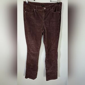 London Jean Brown Corduroy Pants Size 12 Long